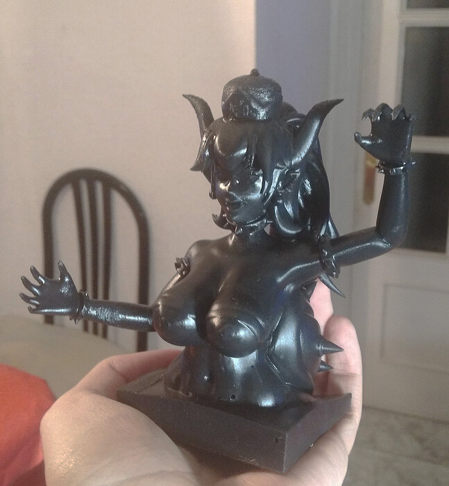 Bowsette female character in dress 3D TBSCENE Model — view 4