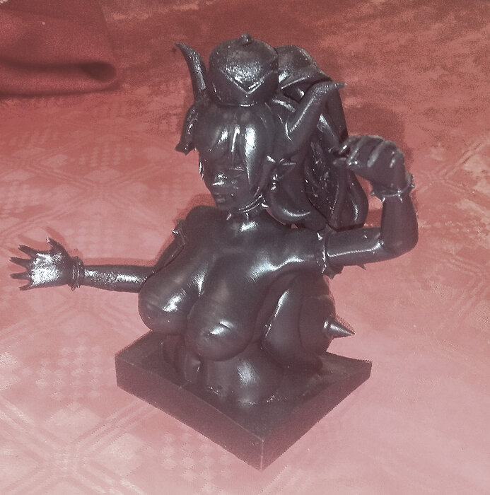Bowsette female character in dress 3D TBSCENE Model — view 5