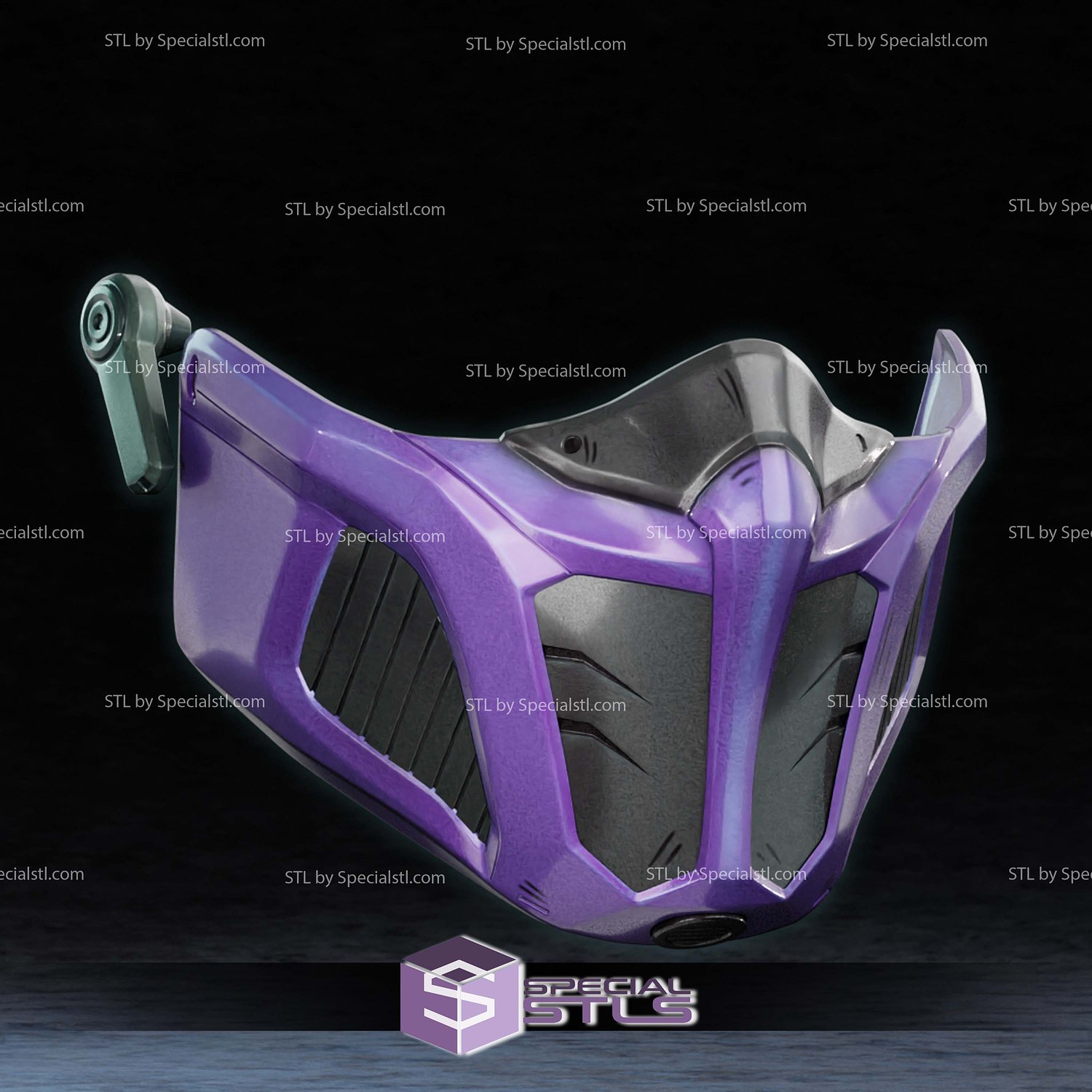 Cosplay STL Files Hawkeye Marvel Rivals Mask 3D Model — view 2