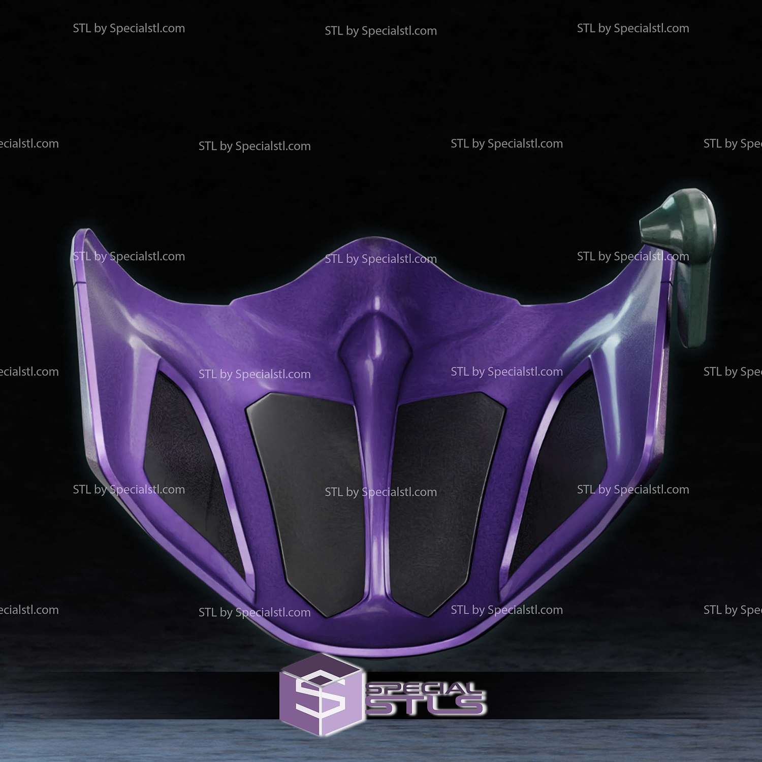 Cosplay STL Files Hawkeye Marvel Rivals Mask 3D Model — view 5