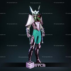 Andromeda Shun Stand 1-10 Sculptures 3D Printing STL Model