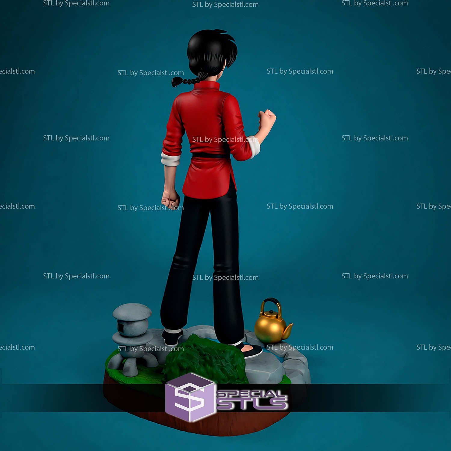 Ranma 202mm STL Files 3D Model — view 5