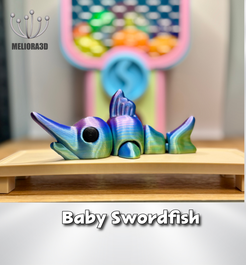 M3D - Flexi Baby SwordFish STL Model