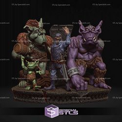 Adventures of the Gummi Bears Collection Digital Sculpture 3D STL Model — view 1