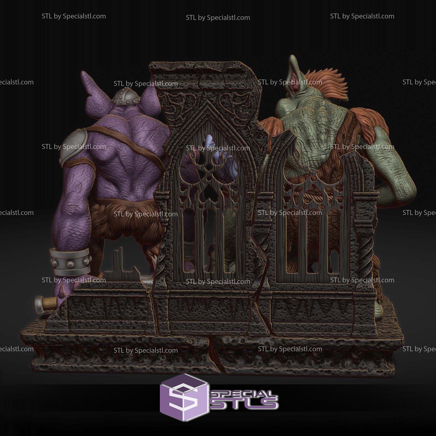 Adventures of the Gummi Bears Collection Digital Sculpture 3D STL Model — view 4