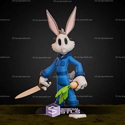 Michael Myers Bugs Bunny with AMS Color 3D Print STL Model