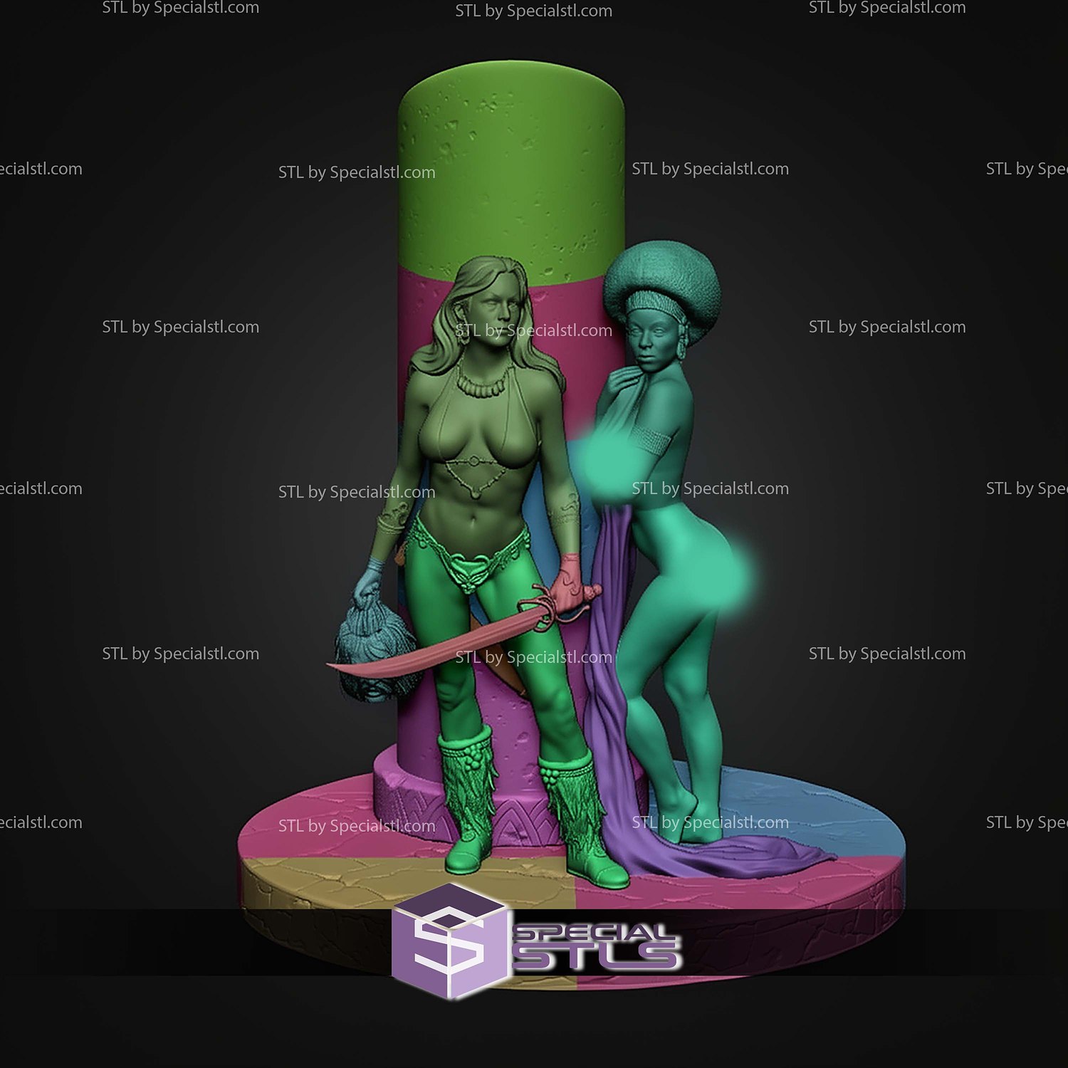 The Executioner Fanart 1-10 STL Files 3D Model — view 3