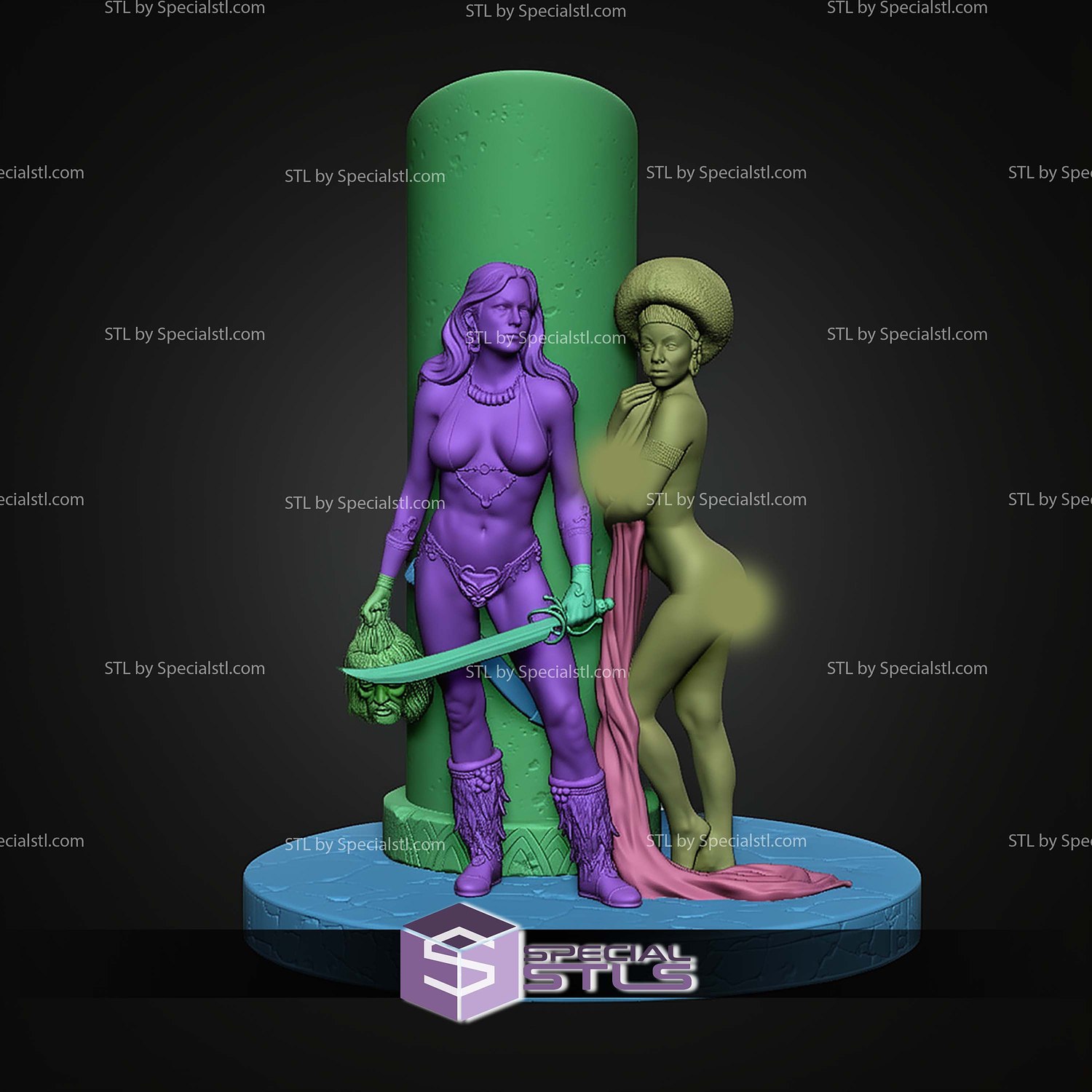 The Executioner Fanart 1-10 STL Files 3D Model — view 4