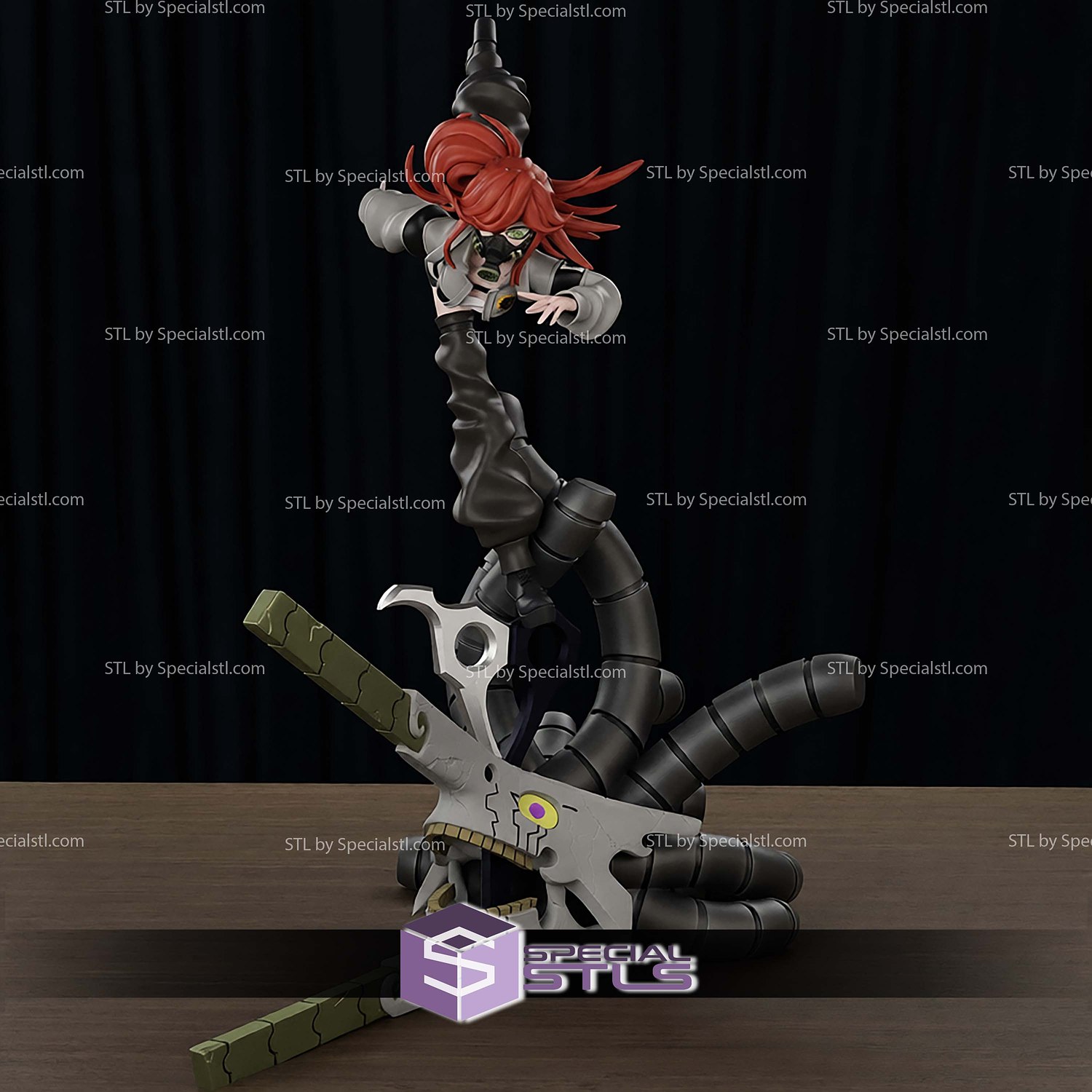 Riyo Reaper Gachiakuta 310mm STL Files 3D Model — view 2