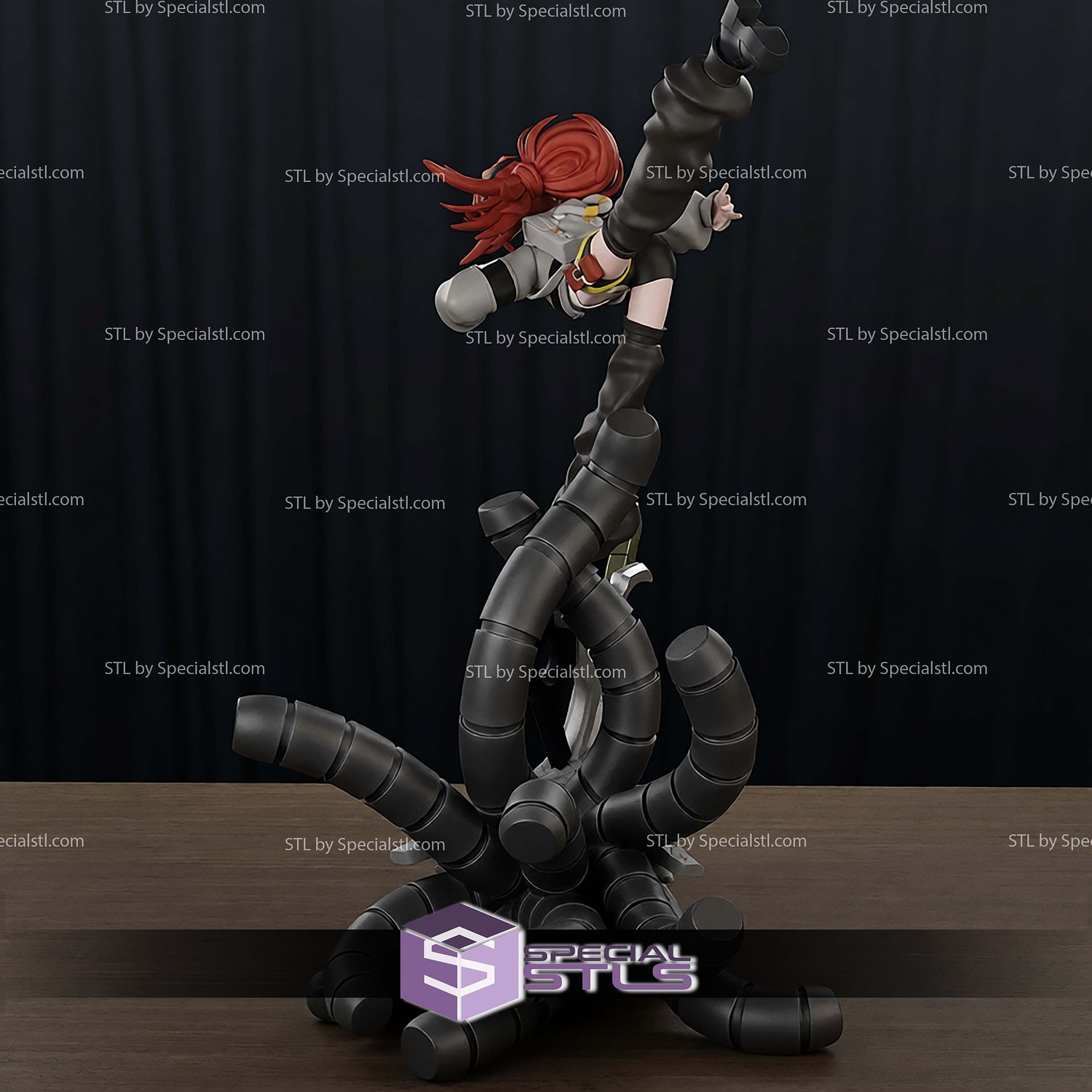 Riyo Reaper Gachiakuta 310mm STL Files 3D Model — view 4