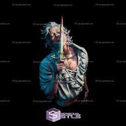 Astarion Baldurs Gate Passionate Assassin Bust 3D Printer Files STL Model