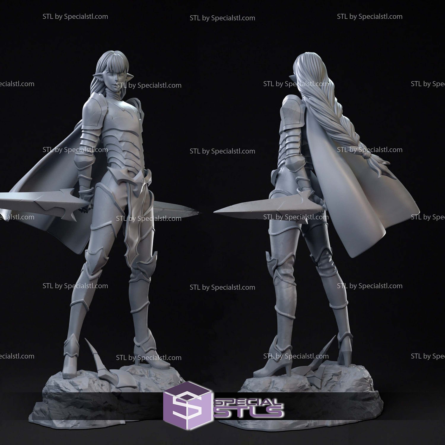 Esil Radiru Solo Leveling STL Files 3D Model — view 2