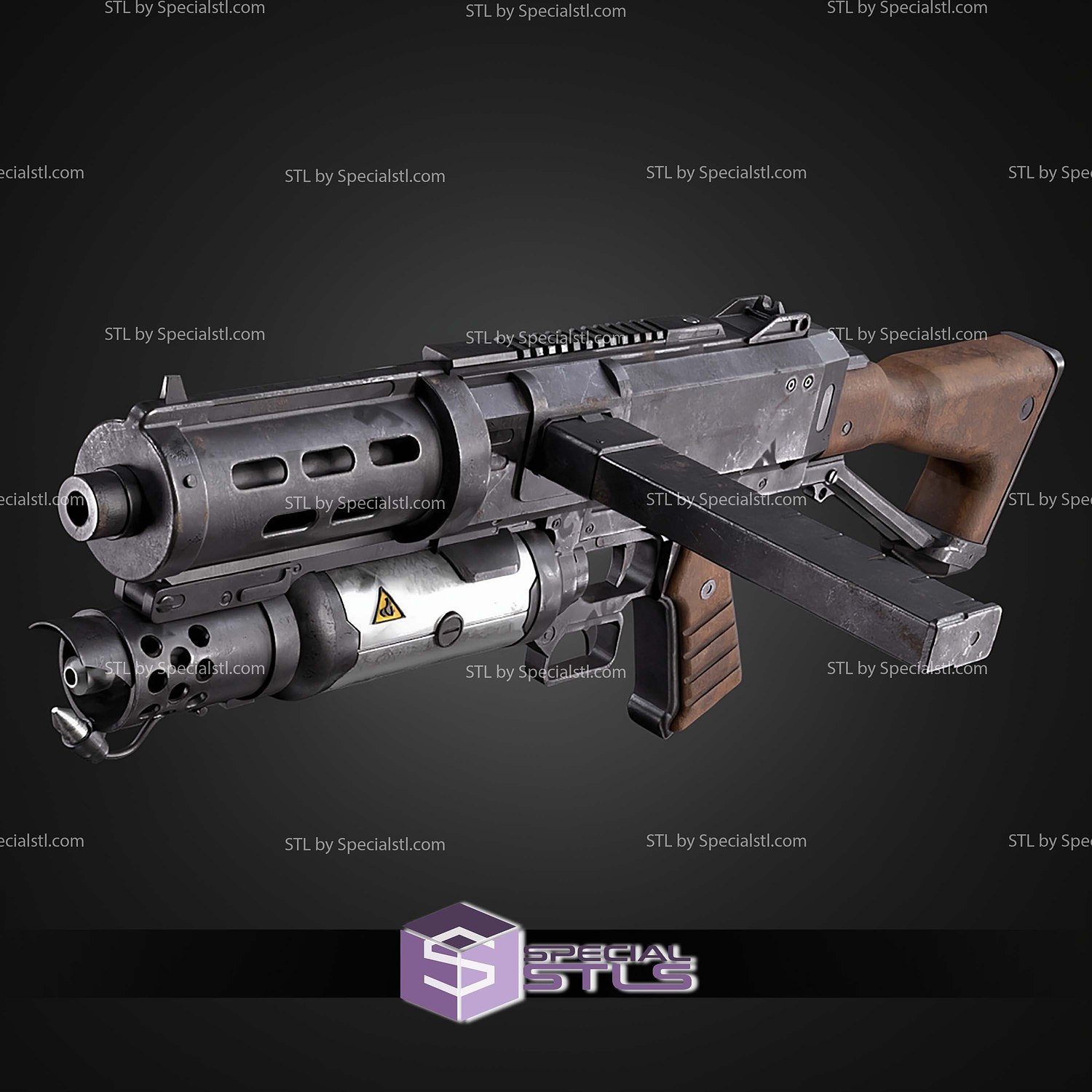 Cosplay STL Files Hell Divers 2 Stoker 3D Model — view 8