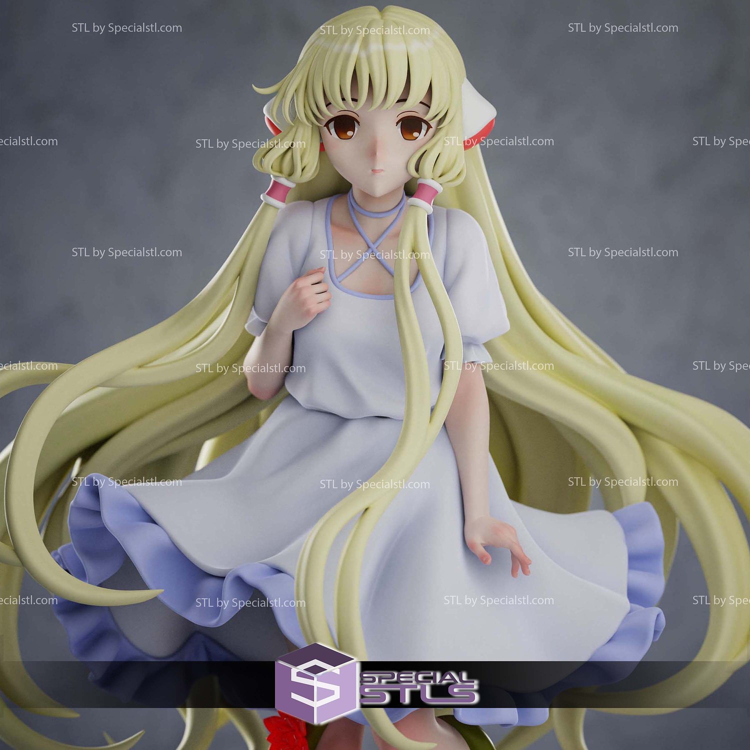 Chii Chobits STL Files 3D Model — view 2