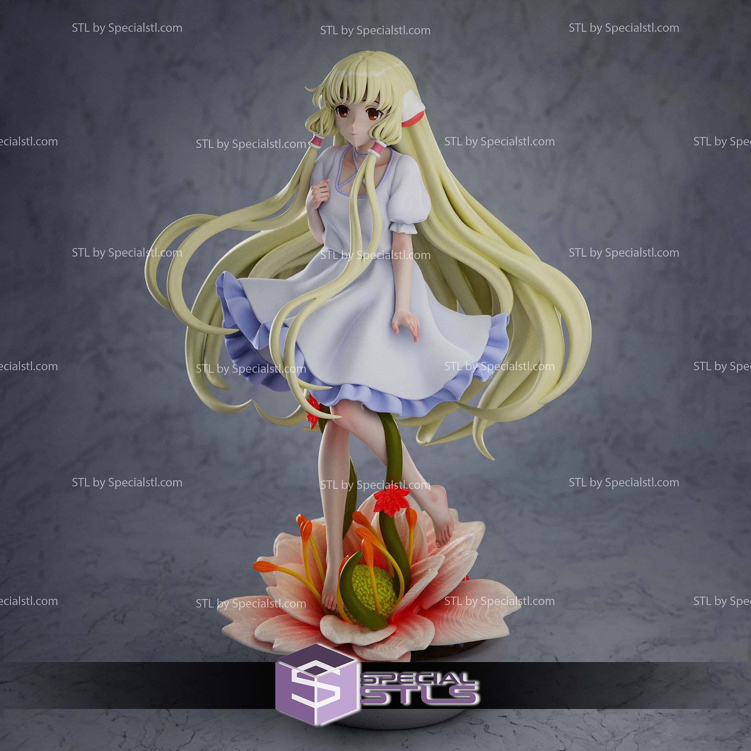 Chii Chobits STL Files 3D Model — view 4