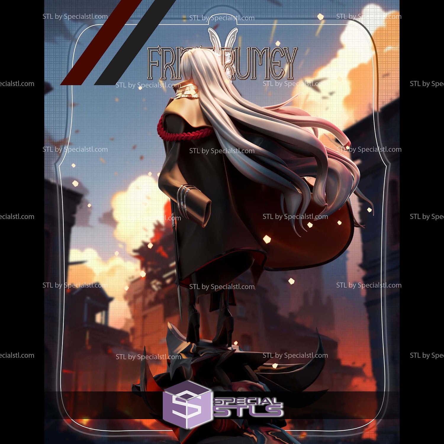 Fritz LeMay Azur Lane V2 STL Files 3D Model — view 2