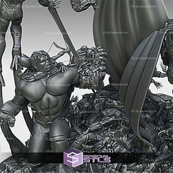 Avengers Age of Ultron Diorama 3D Printer Files STL Model