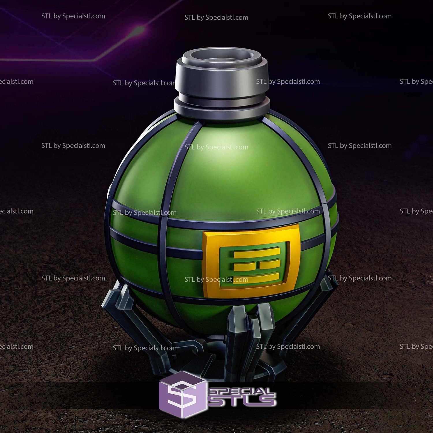 Special Grenade Zero Megaman 3D Printer Files STL Model — view 4