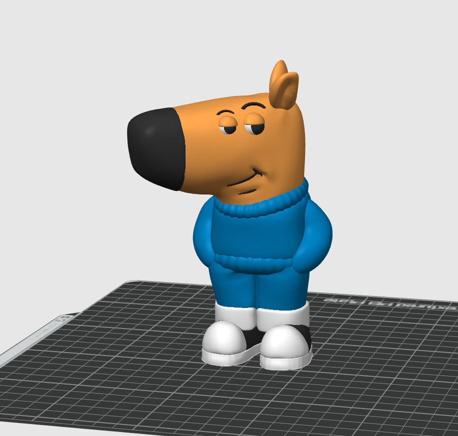 Chill guy 3D STL Model
