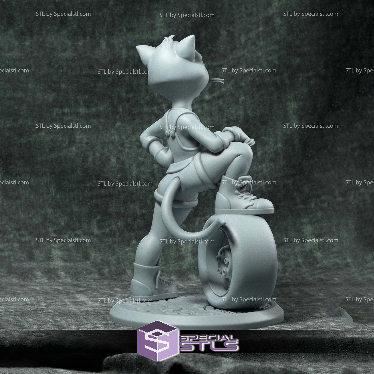 Blair Car Parts Thief 3D Print Files STL Model — view 4