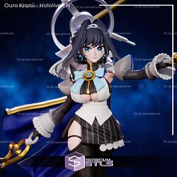 Ouro Kronii Hololive EN 3D Printer Files STL Model