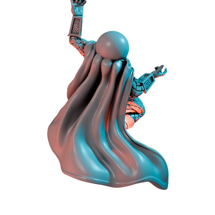 The Mighty Fishbowl VIII - Tabletop RPG Miniature 3D STL Model — view 2