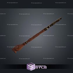 Cosplay STL Files Violet Williams wand 3D Model
