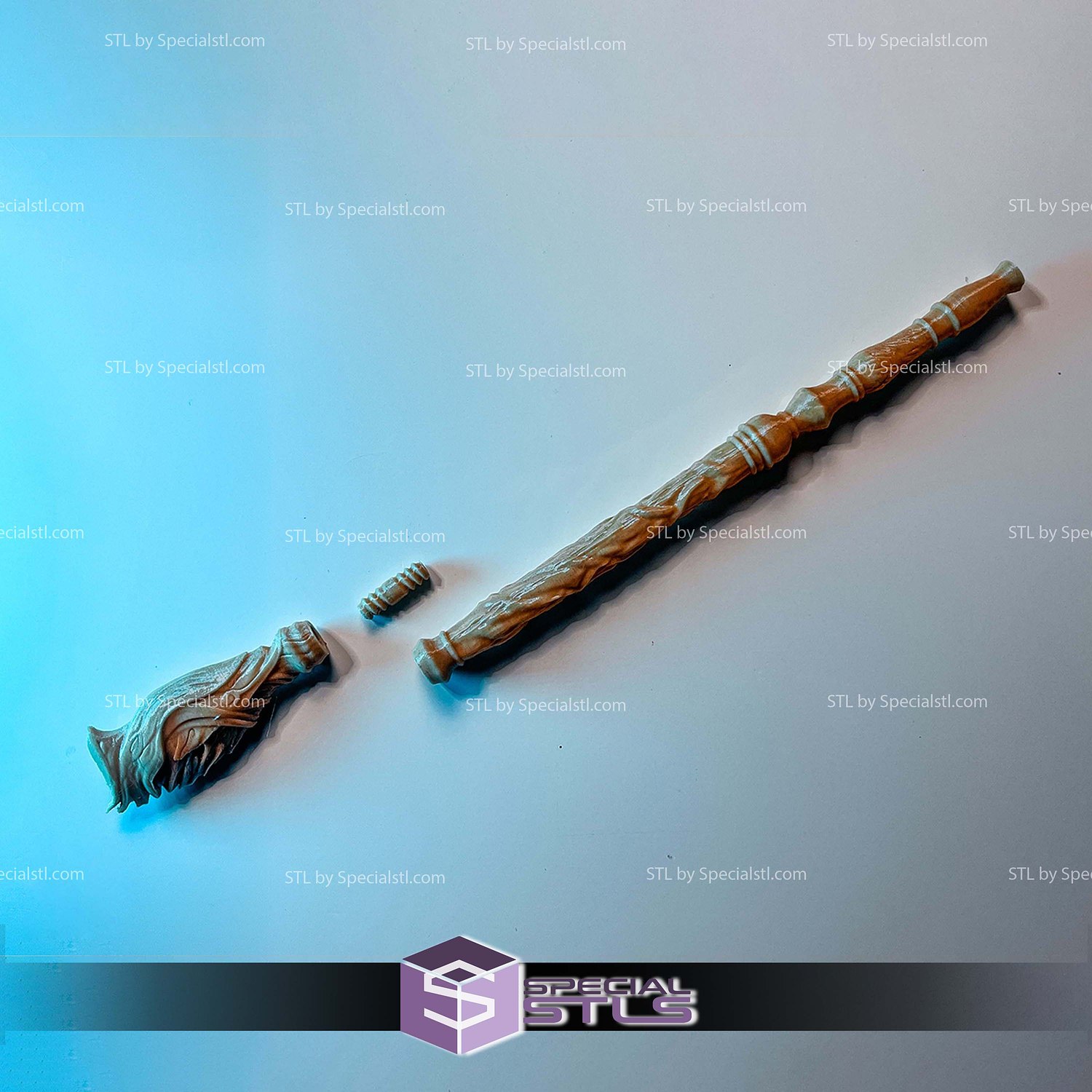 Cosplay STL Files Violet Williams wand 3D Model — view 3