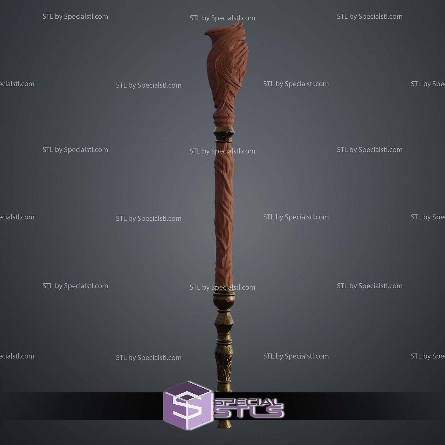 Cosplay STL Files Violet Williams wand 3D Model — view 5