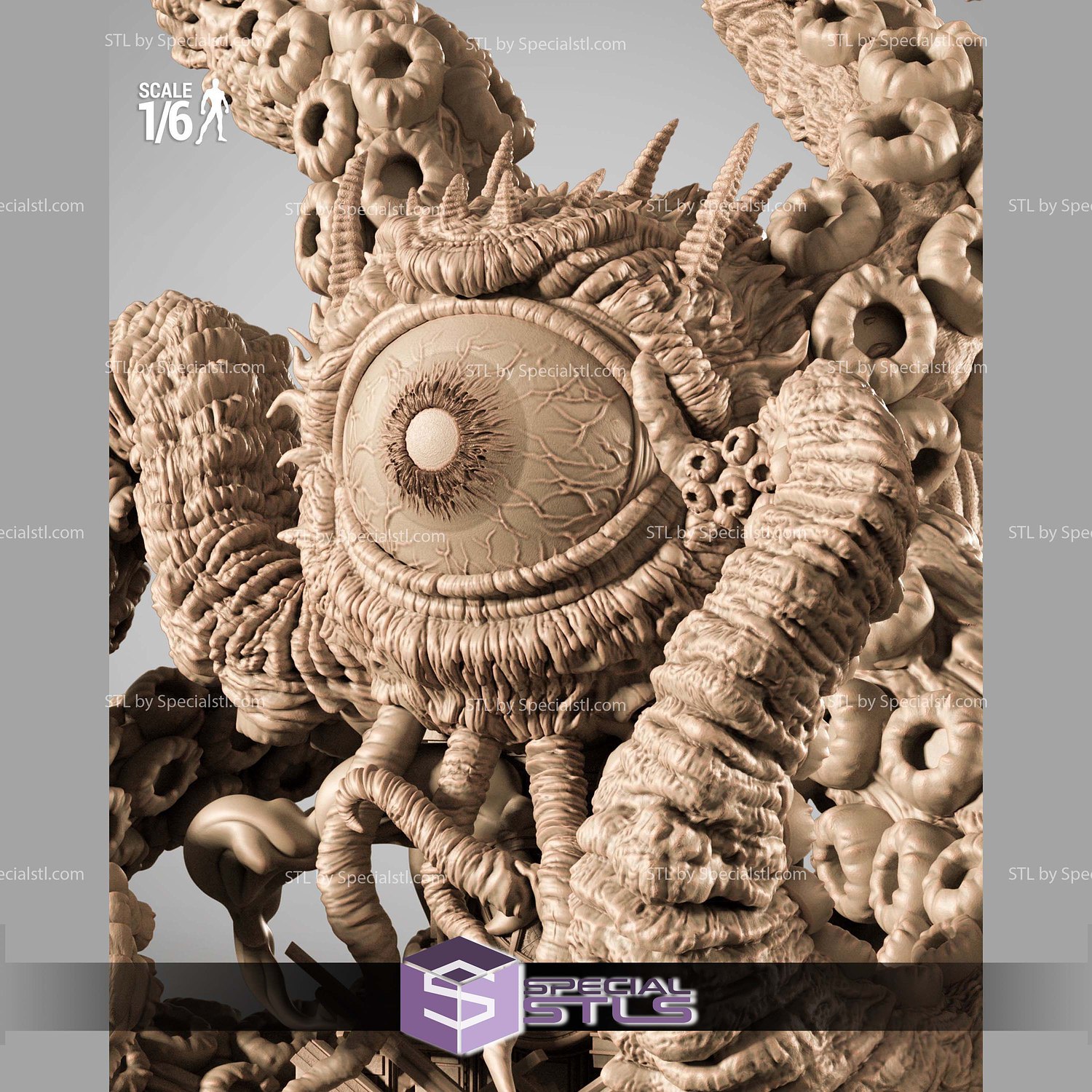 Shuma Gorath V2 3D Printer Files STL Model — view 2