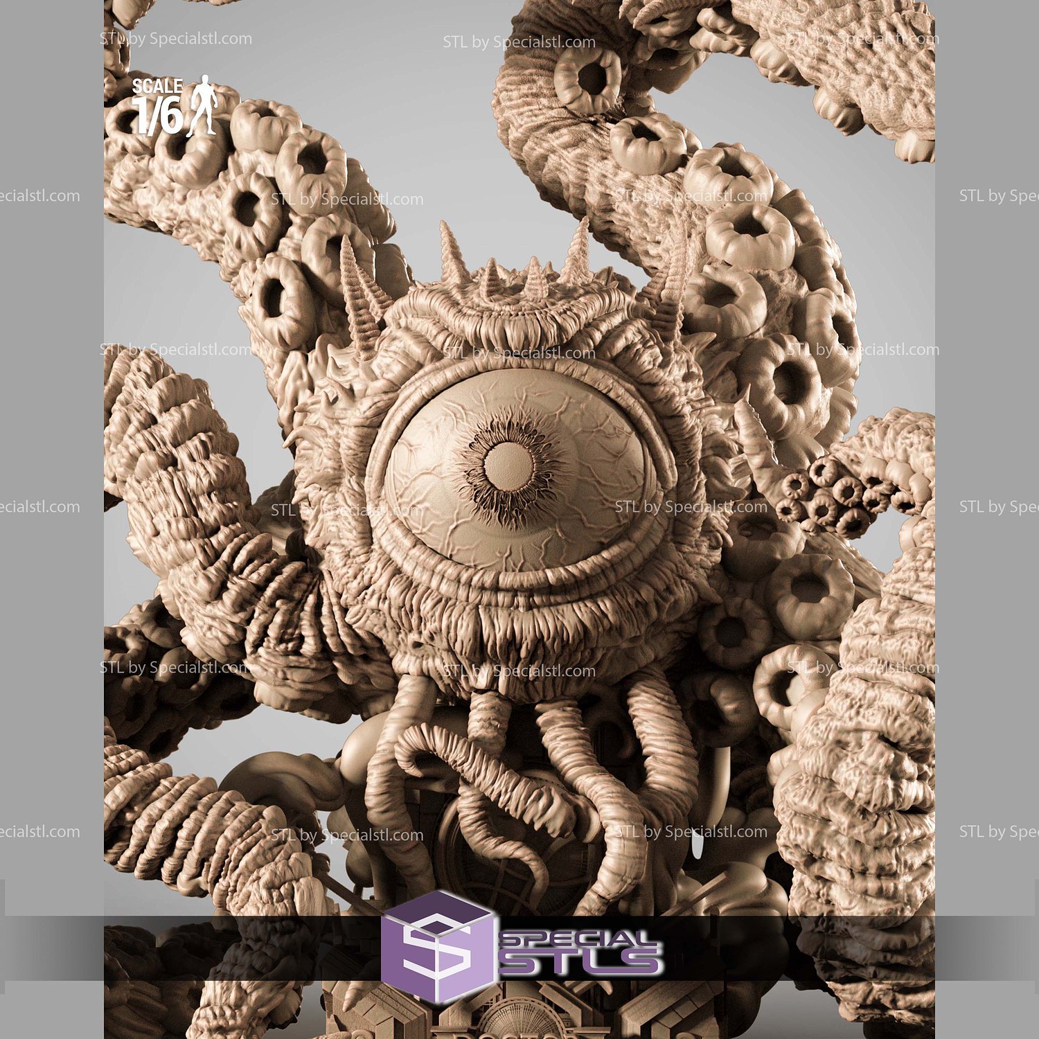 Shuma Gorath V2 3D Printer Files STL Model — view 3