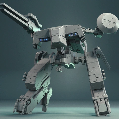 Metal Gear REX 3D Printing Model | Assembly + Action STL Model