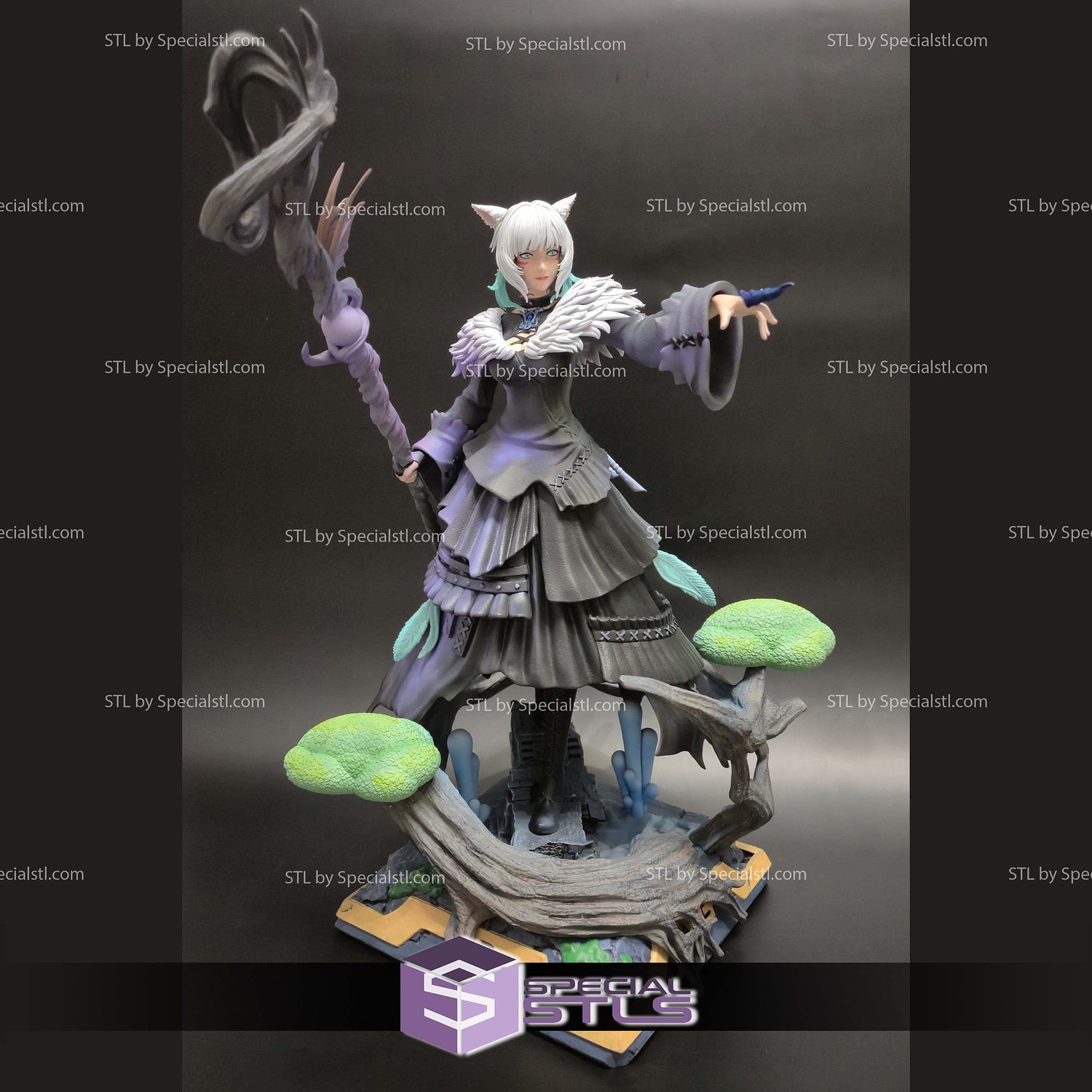 Yshtola Rhul Witch 3D Printer Files STL Model — view 4