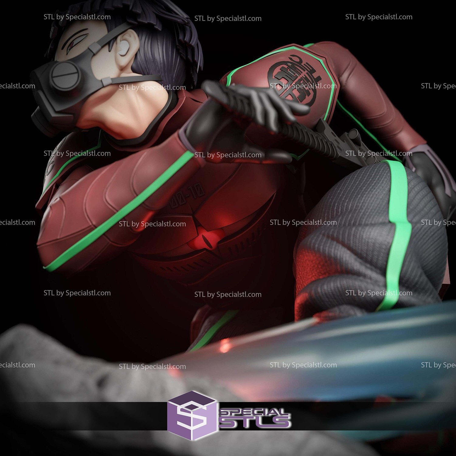 Soshiro Hoshina Kaiju Weapon No 10 STL Files 3D Model — view 2