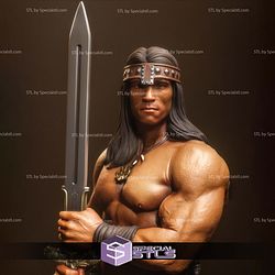 Conan Arnold Schwarzenegger STL Files 3D Model
