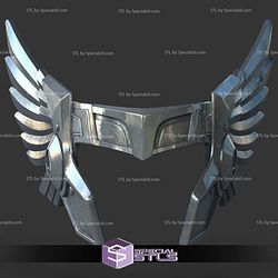 Cosplay STL Files Thor Headpiece Marvel Rivals 3D Model