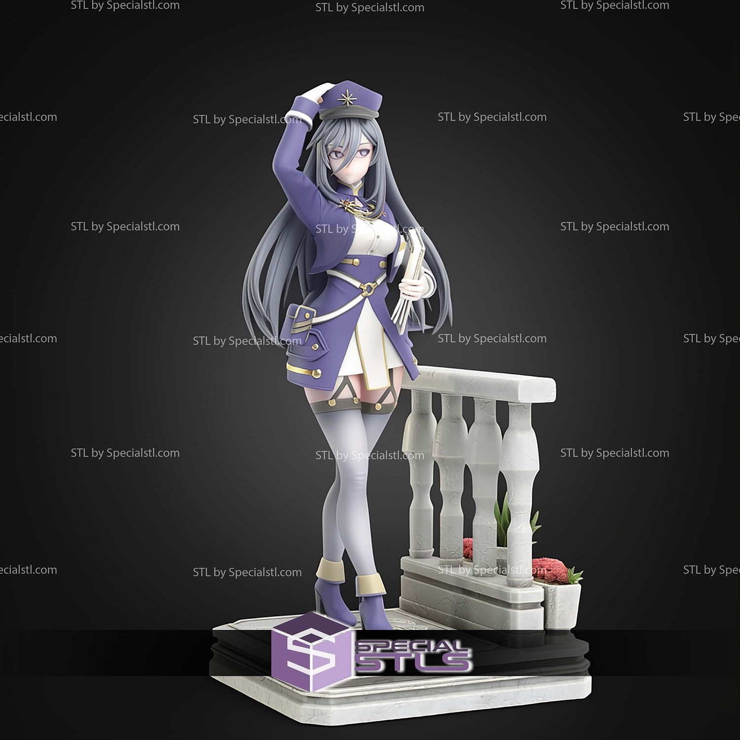 Vladilena Milize 224mm STL Files 3D Model — view 4