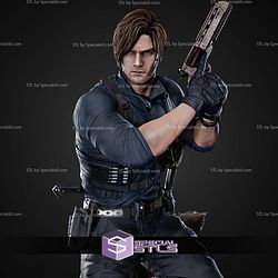 Leon Kennedy 289mm STL Files 3D Model