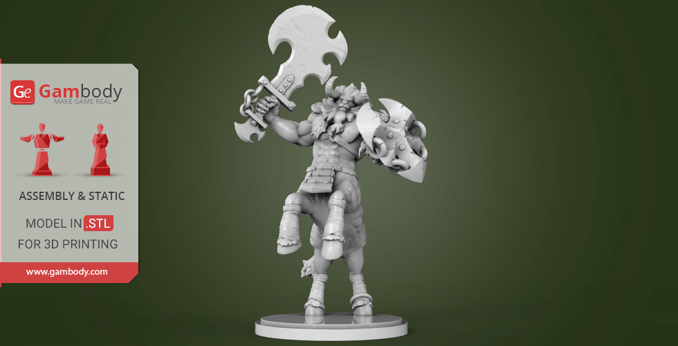 Lynel 3D Printing Miniature | Assembly STL Model