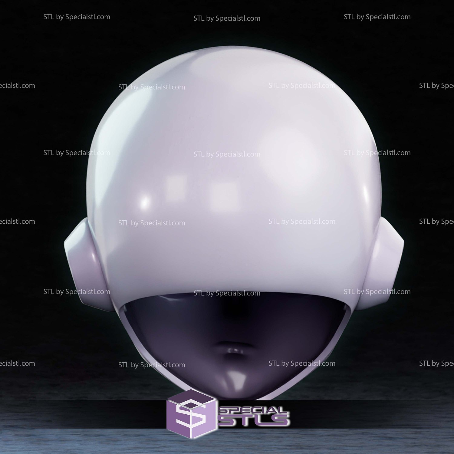 Cosplay STL Files Jiren Dragonball Helmet 3D Model — view 4