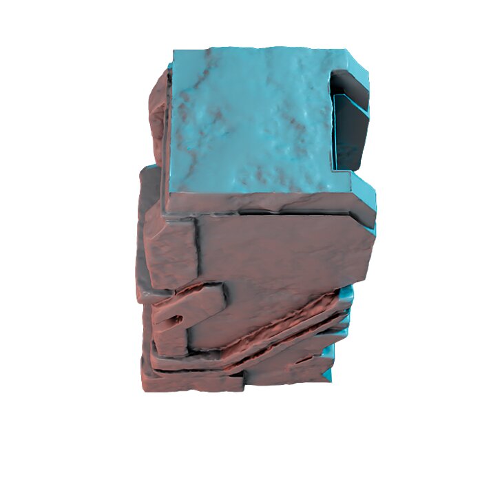 Arena Pillar V - Heroic Scale Miniature 3D STL Model — view 6