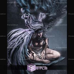 Sphinx Mythology Girl Fanart STL Files 3D Model
