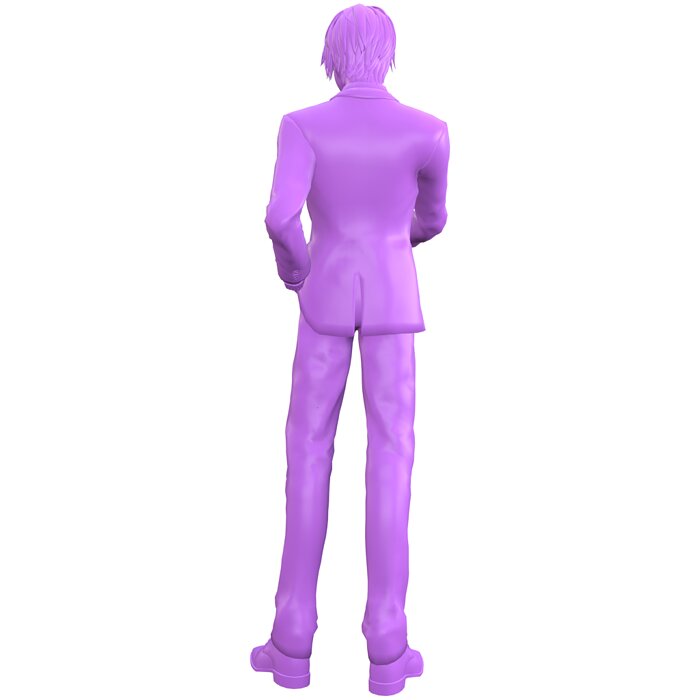 death note anime 3D OBJ Model — view 5