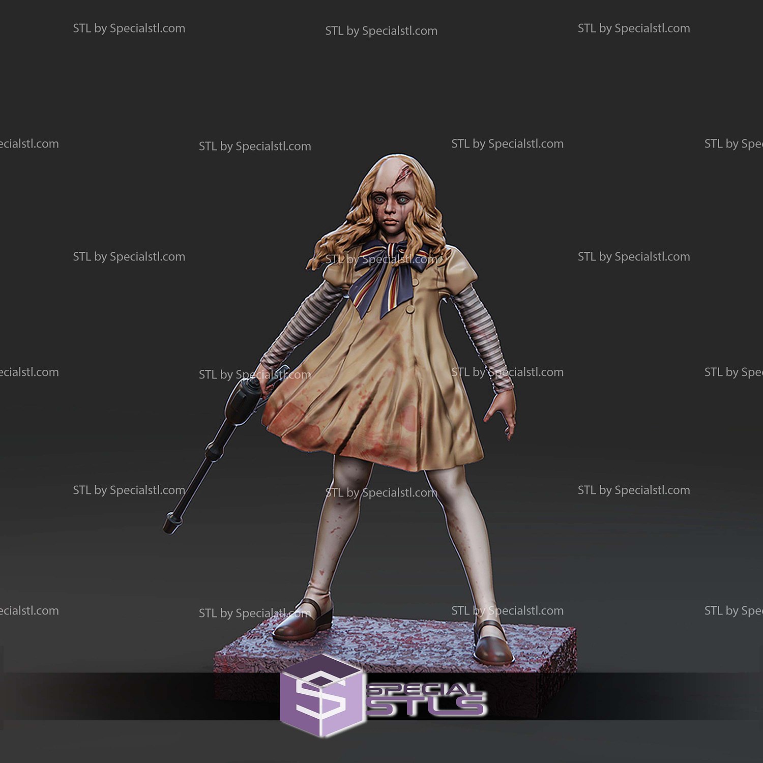 Megan M3gan Killer 3D Printer Files STL Model — view 2