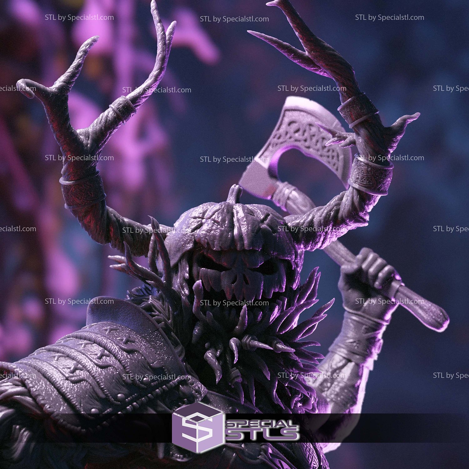 Voljaryk Vikings Warrior Halloween 3D Printer Files STL Model — view 2
