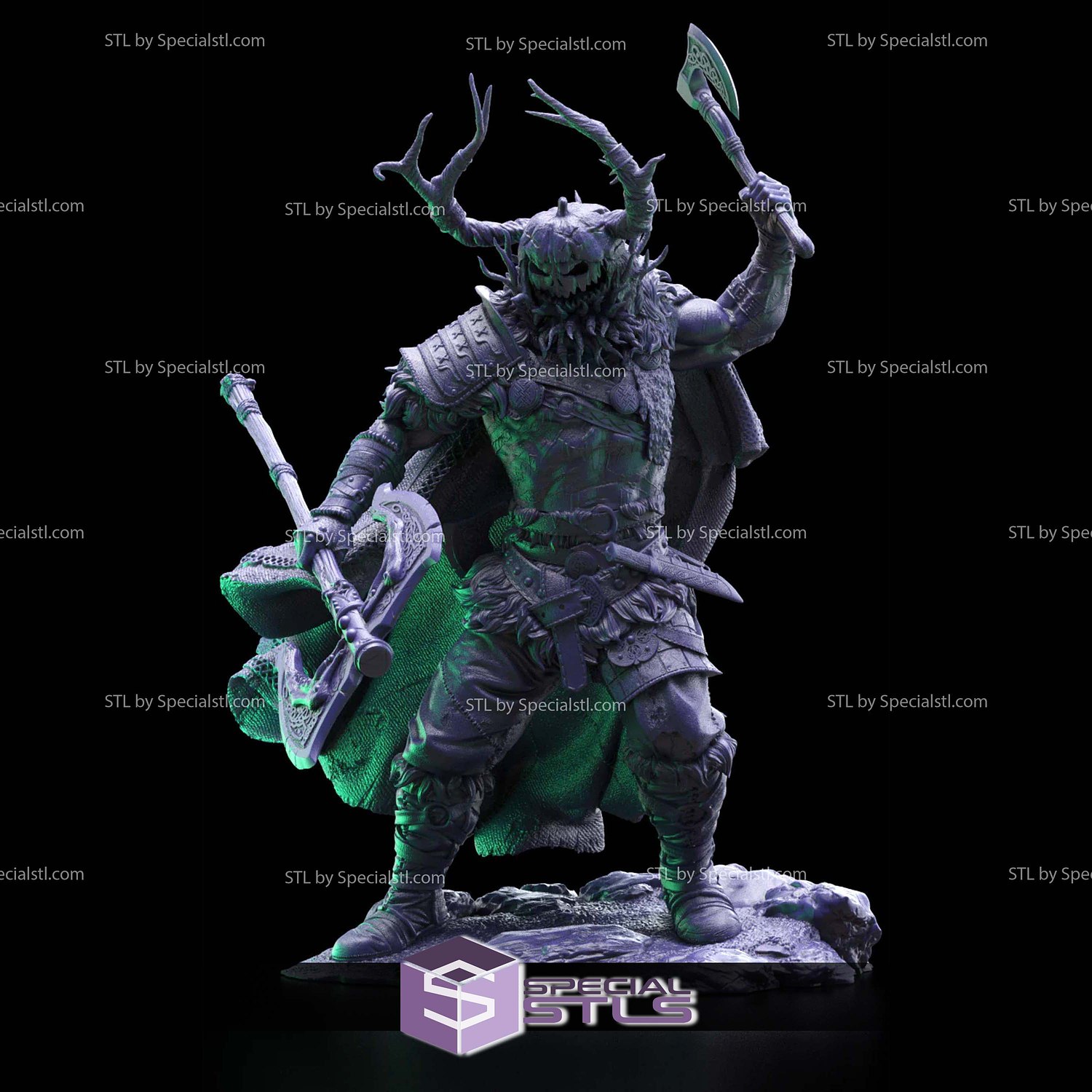 Voljaryk Vikings Warrior Halloween 3D Printer Files STL Model — view 3