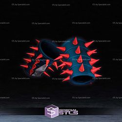 Cosplay STL Files Spider Punk Bracelets 3D Model