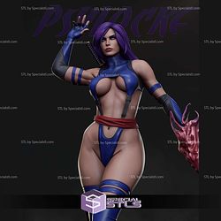 Psylocke Base Sentinel Head 3D Printing Models STL Model