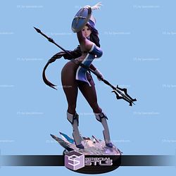 Maiden Ice Rose Nikke Goddess of Victory V3 STL Files 3D Model