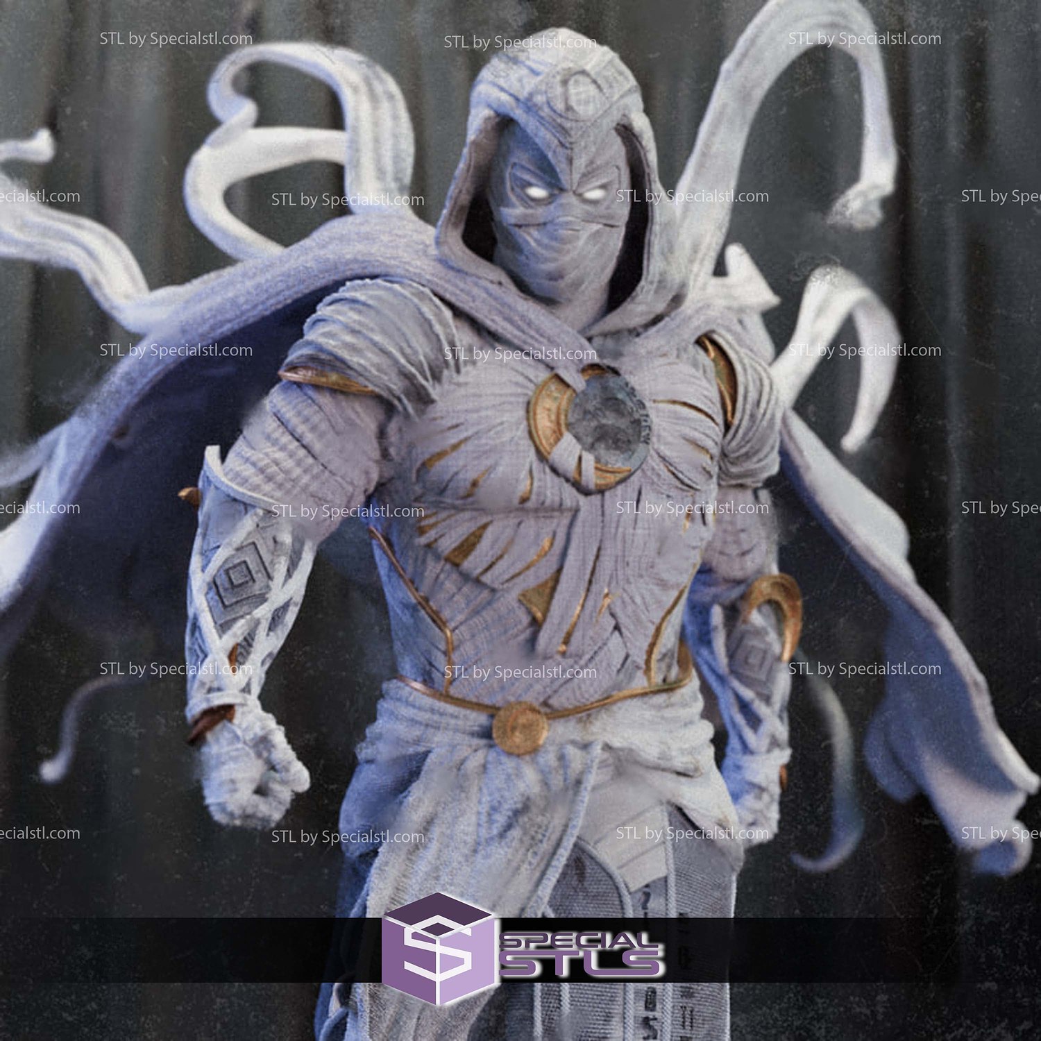 Moonknight Walking 3D Printer Files STL Model — view 4